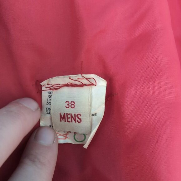 Vintage 1971 Varsity Letterman Jacket Purple Wool Leather Sleeves – Men’s 38 - Picture 7 of 13